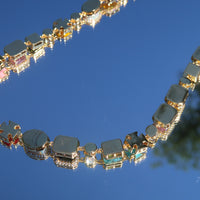 Golden Gemstone Necklace Sample Sale