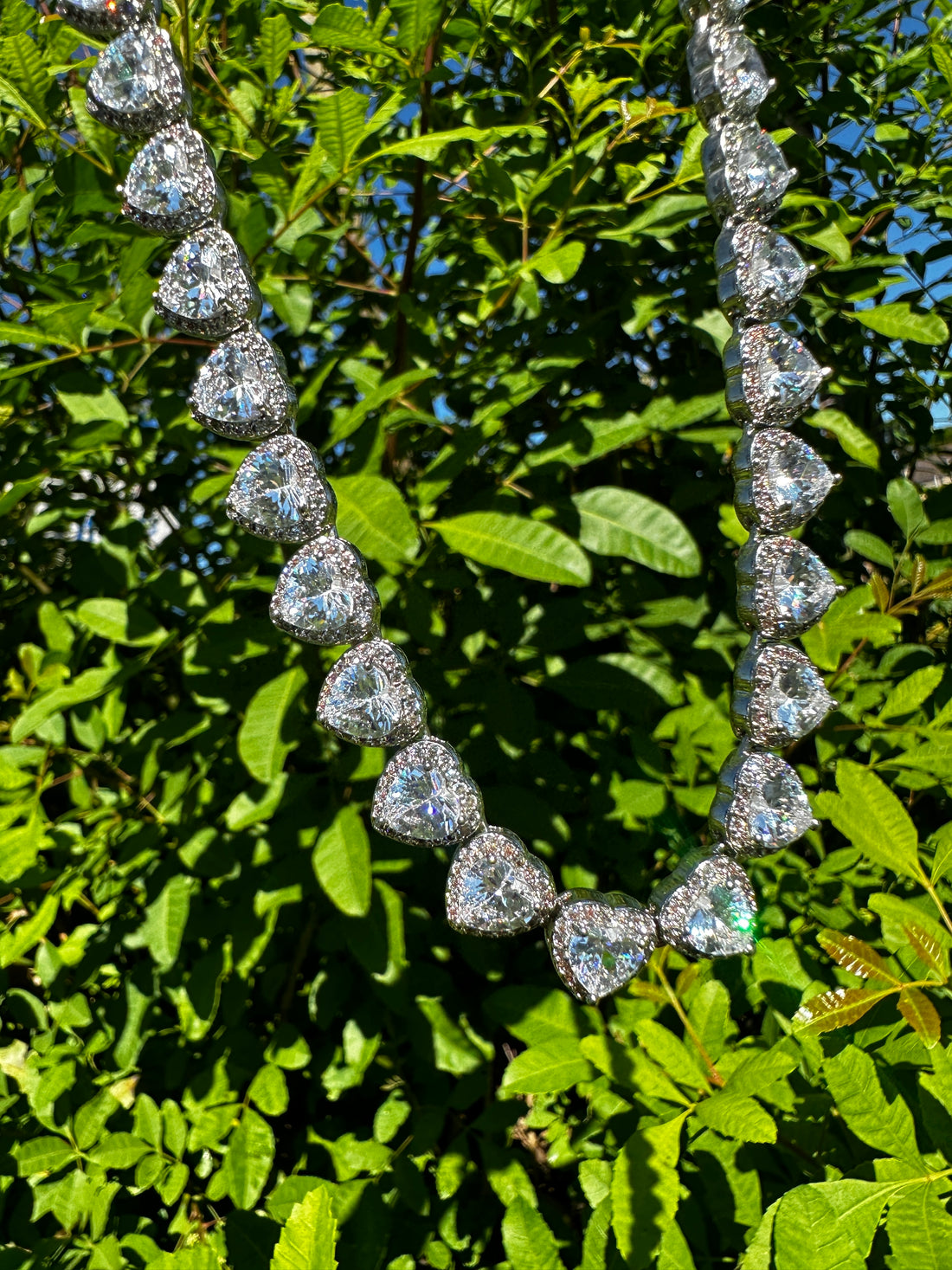 Iced Out Heart Necklace