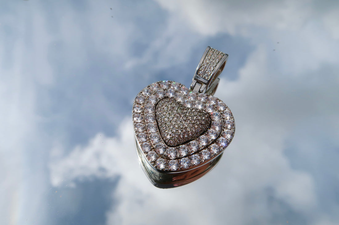 Heart Iced Out Pendant