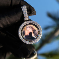 Double sided custom picture pendant