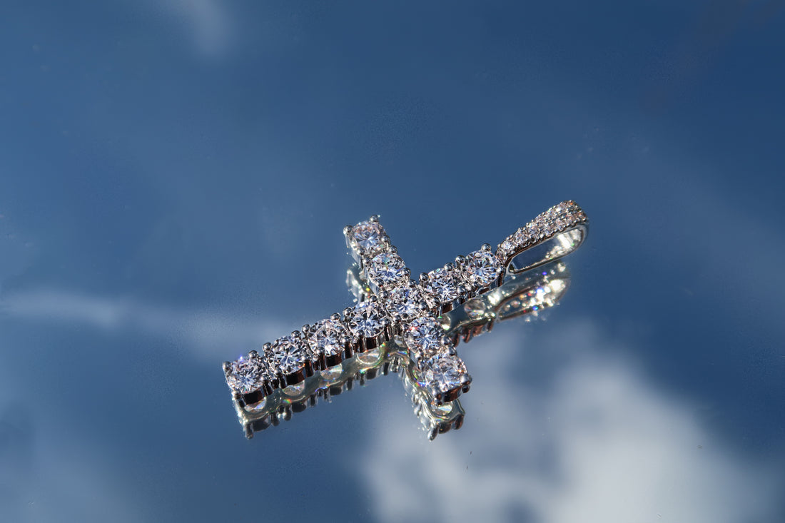 Cross Iced Out Pendant