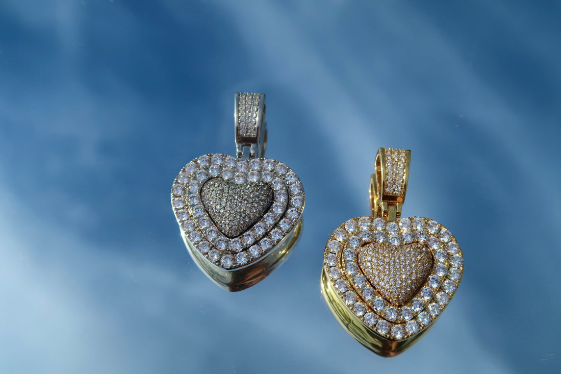Heart Iced Out Pendant