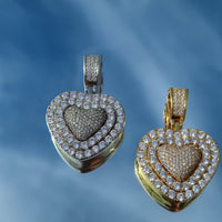 Heart Iced Out Pendant