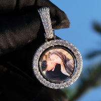 Double sided custom picture pendant