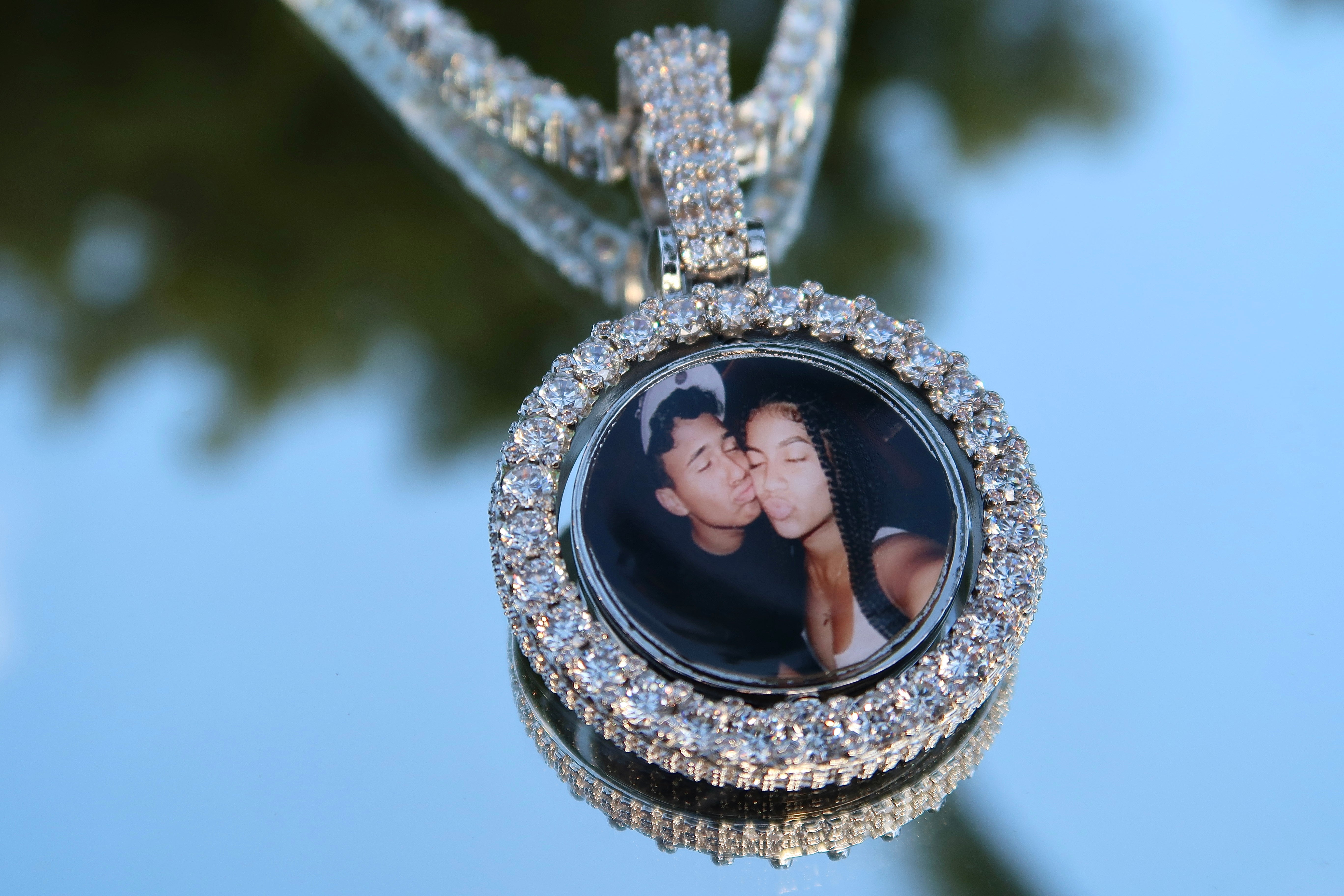 Double sided picture pendant Chain – KimmyB Jewelry