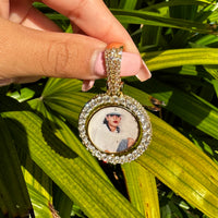 Double sided custom picture pendant