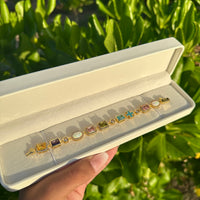 Golden Gemstone Bracelet