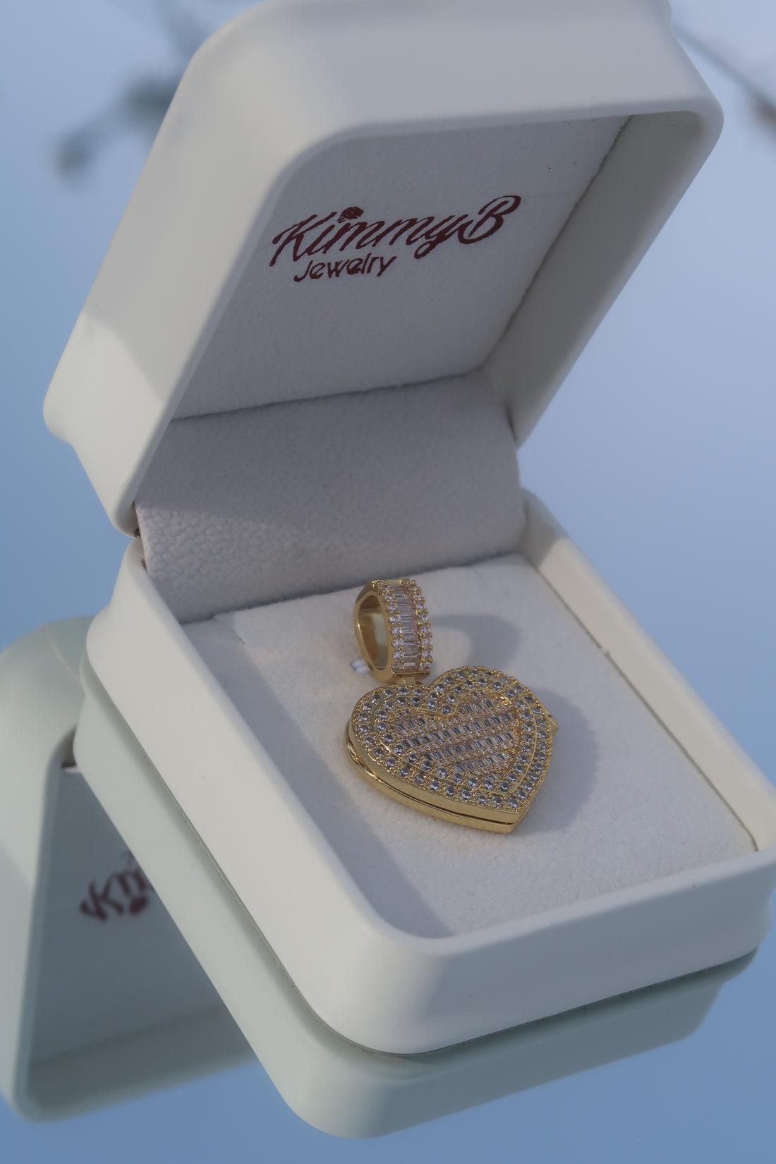 Heart Picture Pendant & Rope Chain