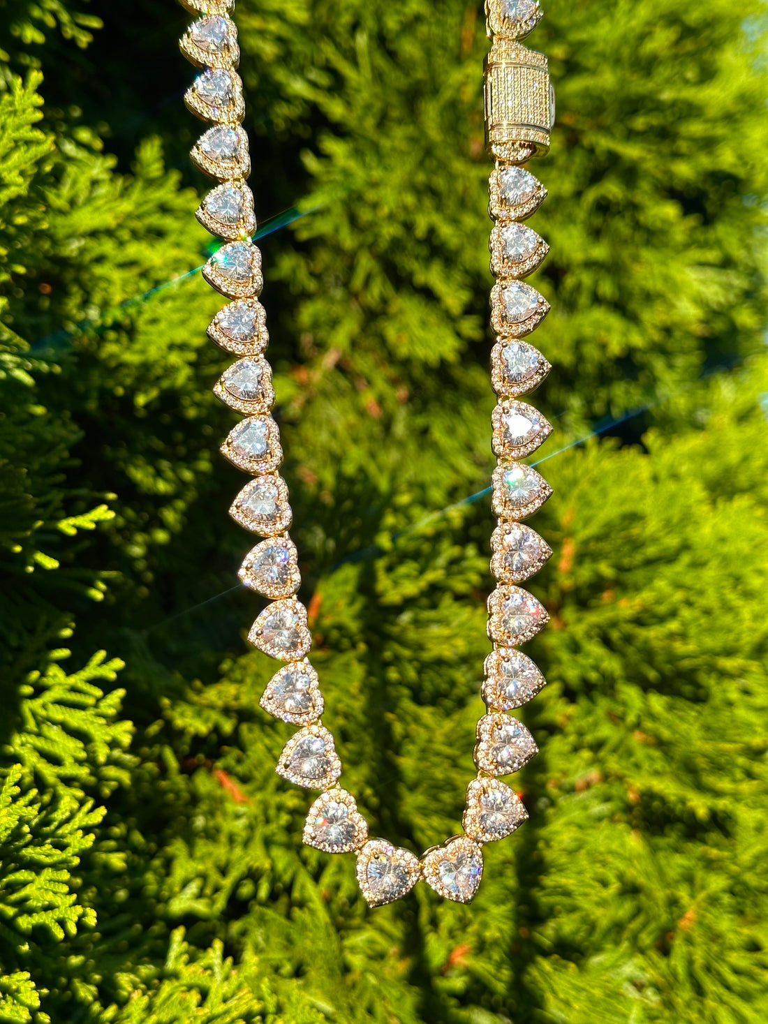 Iced Out Heart Necklace
