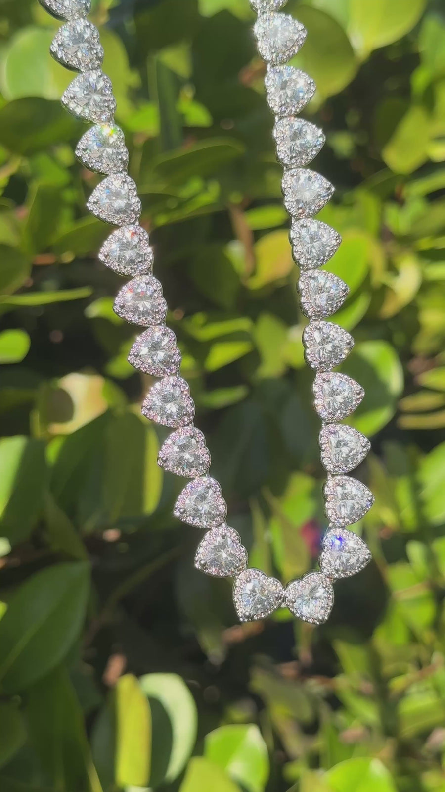 Iced Out Heart Necklace