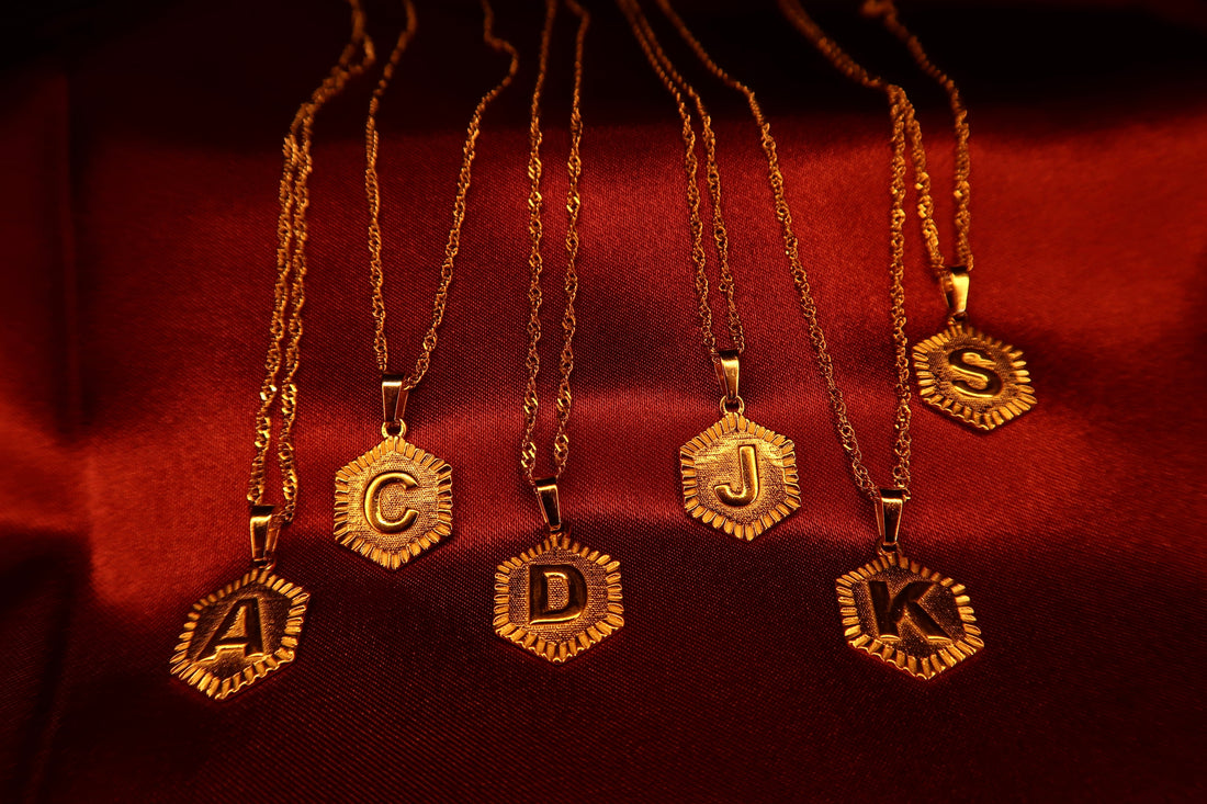 Letter Pendant Necklace