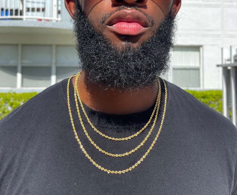 3mm rope chain 14k deals