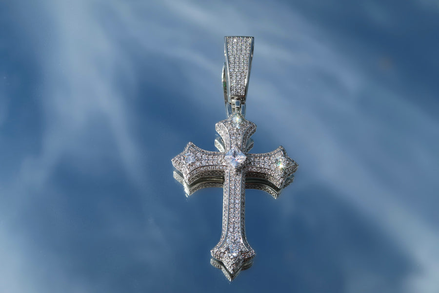 Clustered Iced Out Cross