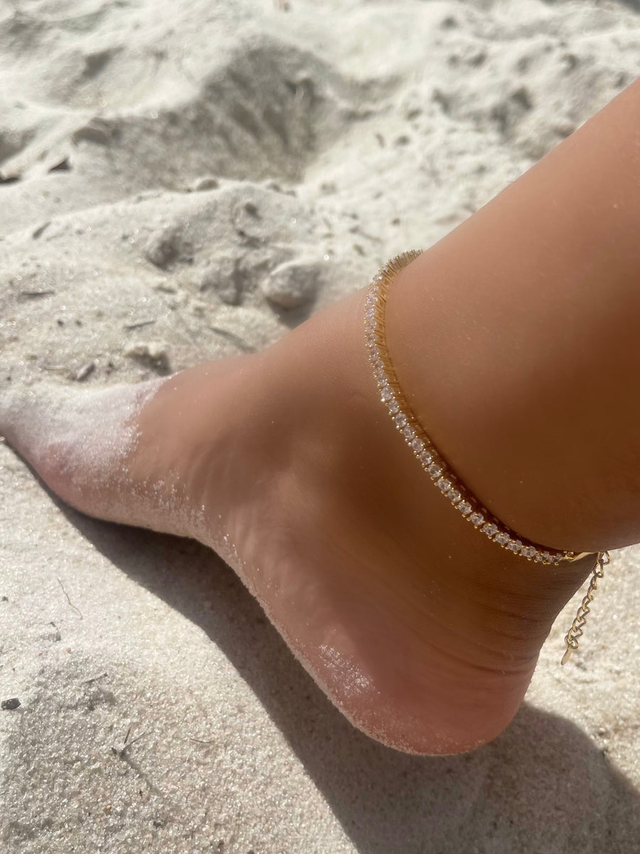 Iced out Anklet