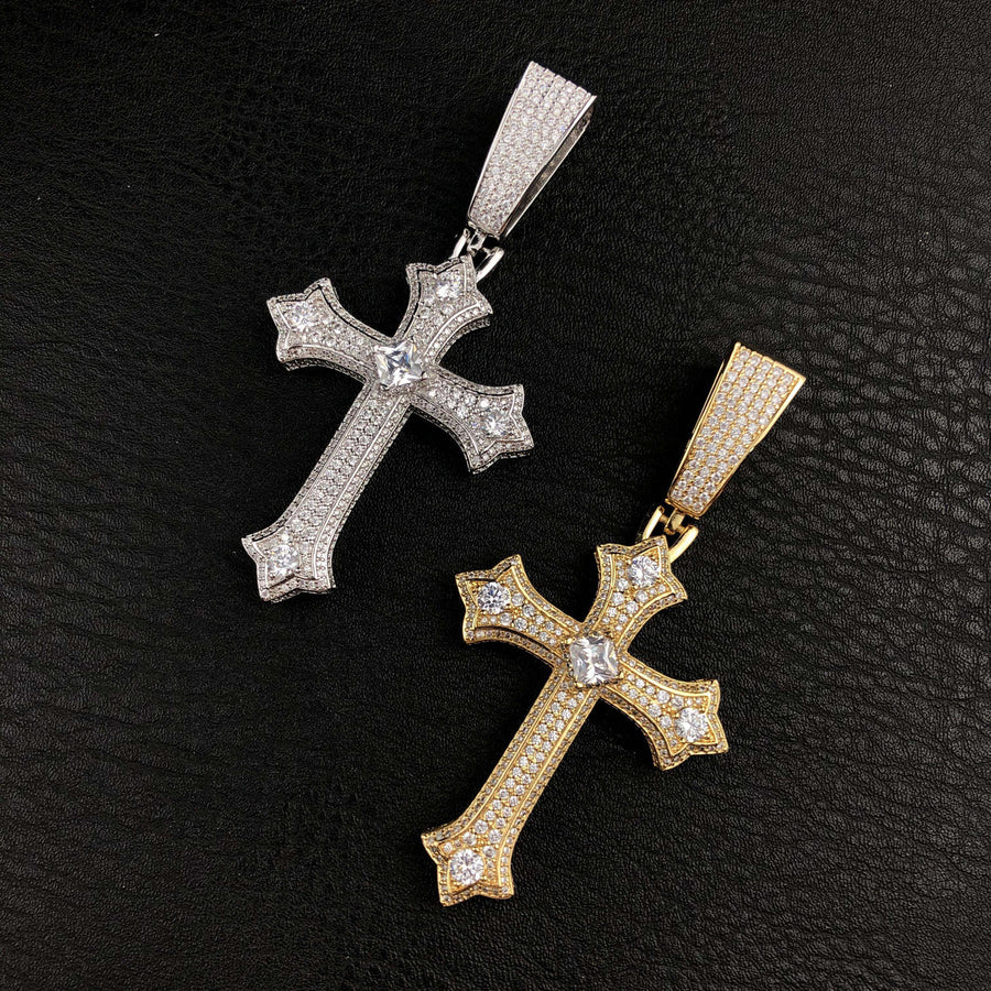 Clustered Iced Out Cross